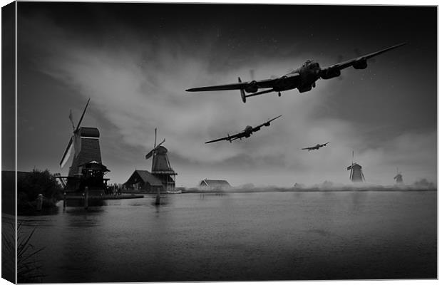 Operation Chastise first wave Canvas Print by Gary Eason