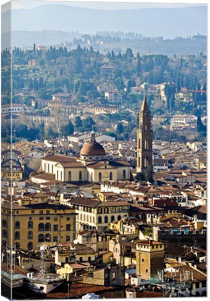 Florence view Canvas Print by Gary Eason