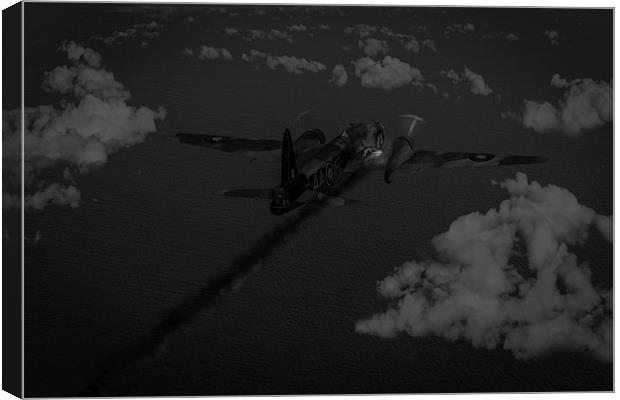 Above and beyond: Jimmy Ward VC black and white ve Canvas Print by Gary Eason