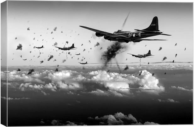 The day job black and white version Canvas Print by Gary Eason