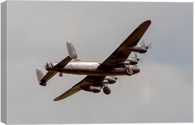 Avro Lancaster PA474 taking off  Canvas Print by Gary Eason