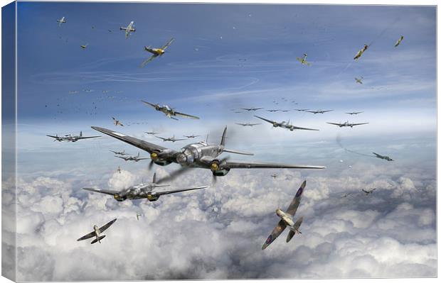 Battle of Britain Day  Canvas Print by Gary Eason