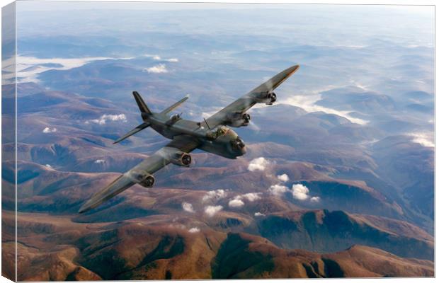 Short Stirling air test Canvas Print by Gary Eason