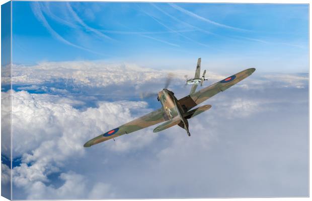Hawker Hurricane deflection shot Canvas Print by Gary Eason