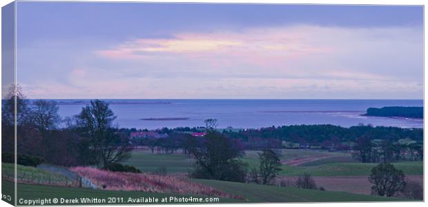 Tayport Early Morning View Canvas Print by Derek Whitton