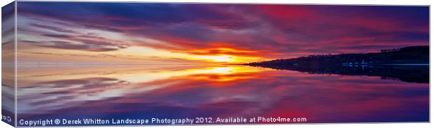 Dawn Sky Panorama Canvas Print by Derek Whitton