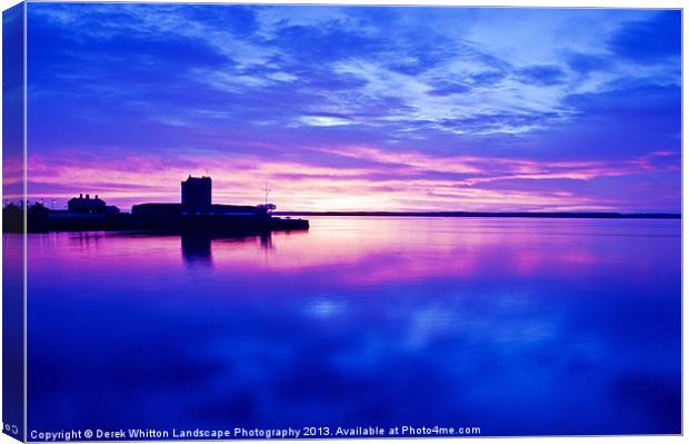 Brought Ferry Castle 5 Canvas Print by Derek Whitton