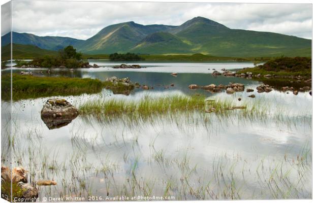 Black Mount 1 Canvas Print by Derek Whitton