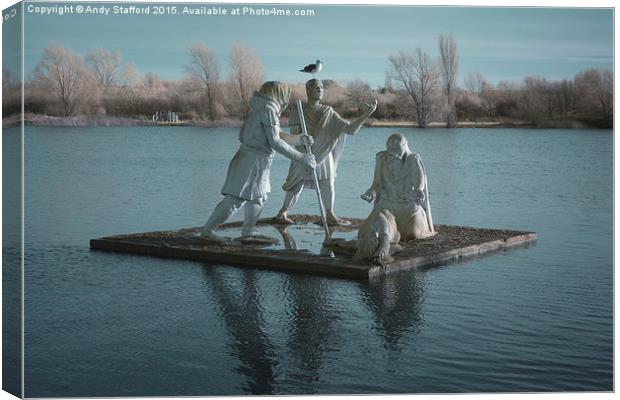  King Lear's Lake Canvas Print by Andy Stafford