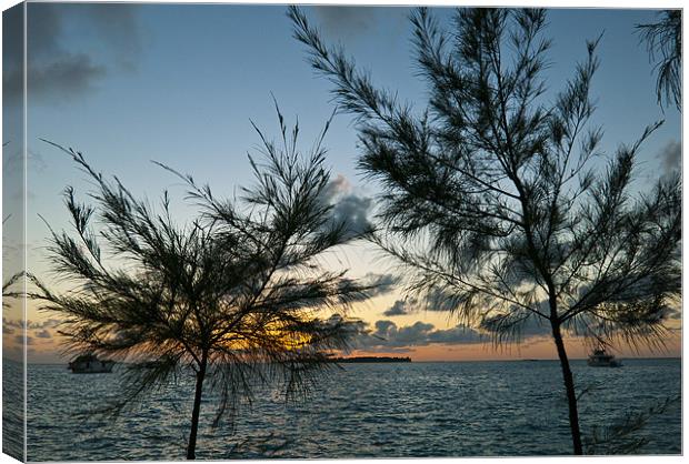 sunset on male' Canvas Print by Hassan Najmy