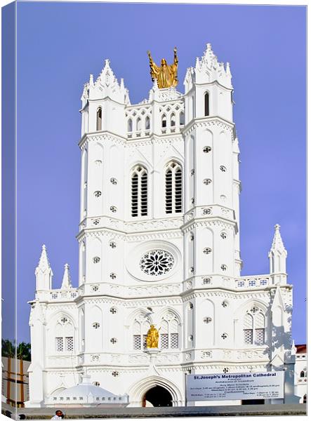 Cathedral Canvas Print by Hassan Najmy
