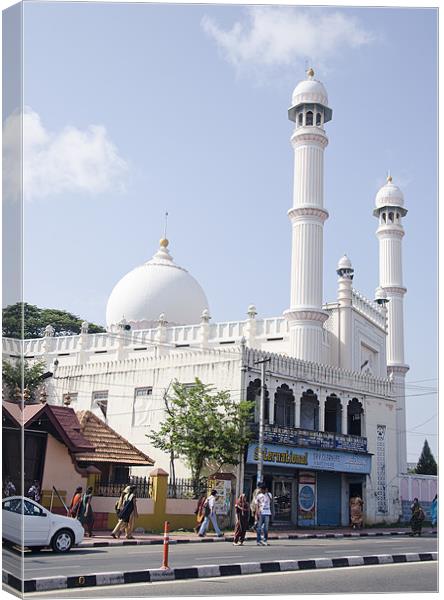 palhayam mosque Canvas Print by Hassan Najmy