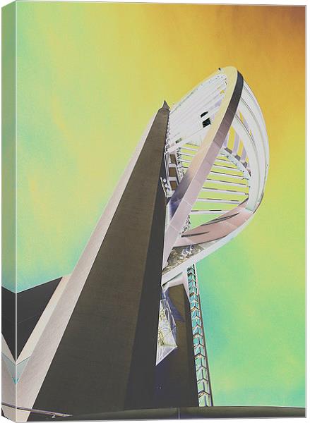 Spinnaker Tower Canvas Print by michelle rook