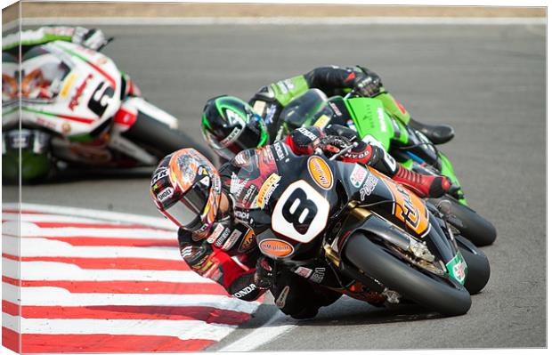 Ryuichi kiyonari - Brands Hatch 2010 Canvas Print by SEAN RAMSELL