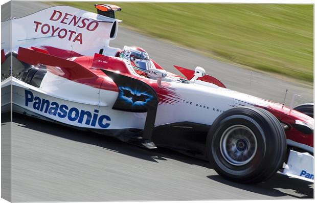 Jarno Trulli - Toyota F1 2008 Canvas Print by SEAN RAMSELL