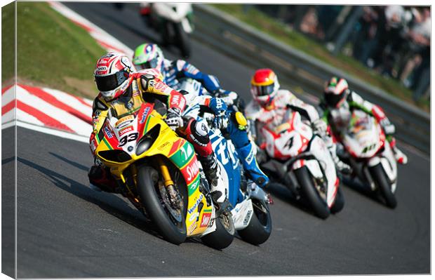 Tommy Hill Leading the pack 2011 Canvas Print by SEAN RAMSELL