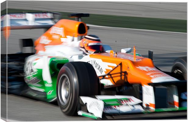 Nico Hulkenberg 2012 Canvas Print by SEAN RAMSELL