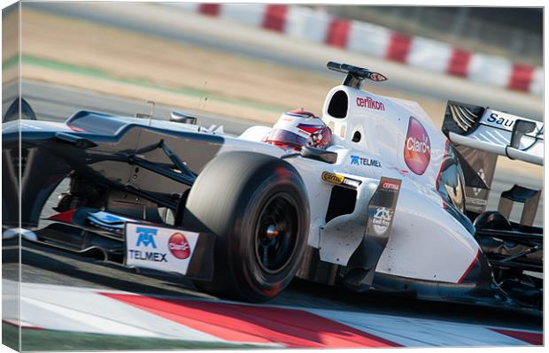 Kamui Kobayashi 2012 Spain Canvas Print by SEAN RAMSELL