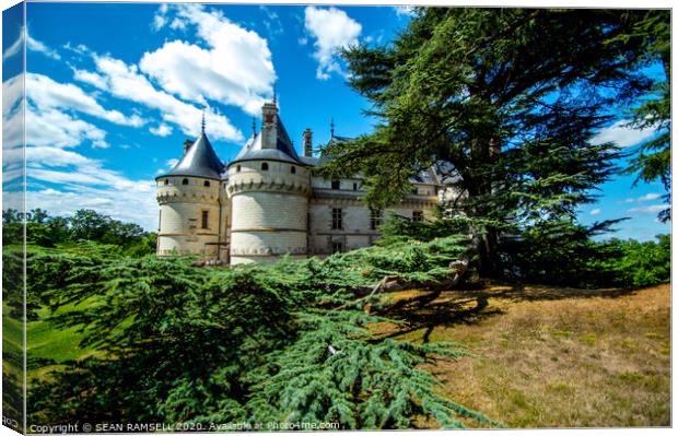 Chateau de Chaumont  Canvas Print by SEAN RAMSELL