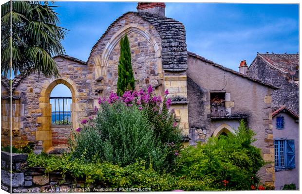 French Village Canvas Print by SEAN RAMSELL