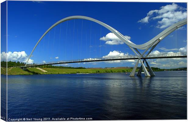 Infinity Bridge Canvas Print by Neil Young
