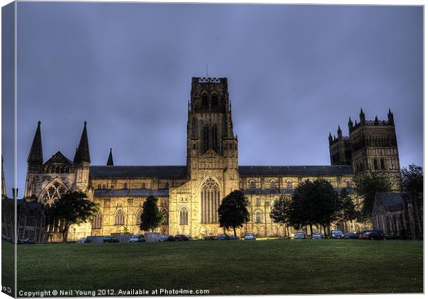 Durham Cathedral Canvas Print by Neil Young