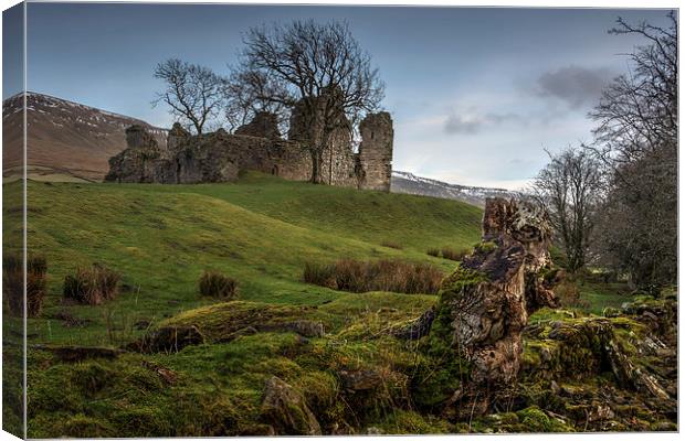 Pendragon Castle Canvas Print by Neil Young
