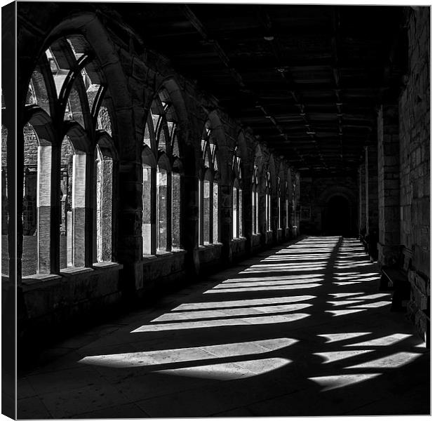 Durham Cathedral Cloisters Canvas Print by Neil Young