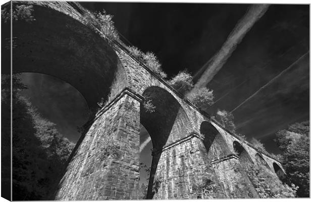 Bargoed viaduct Canvas Print by Creative Photography Wales