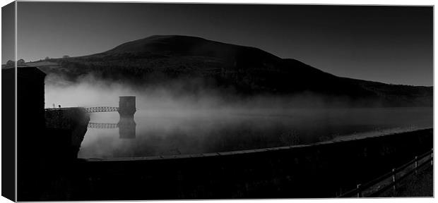 Talybont Reservoir dawn Canvas Print by Creative Photography Wales