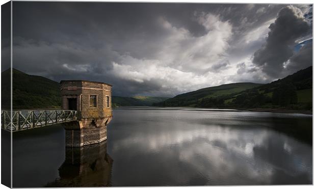 Talybont reservoir Canvas Print by Creative Photography Wales
