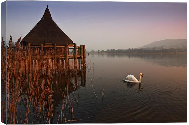 Llangorse Lake Canvas Print by Creative Photography Wales