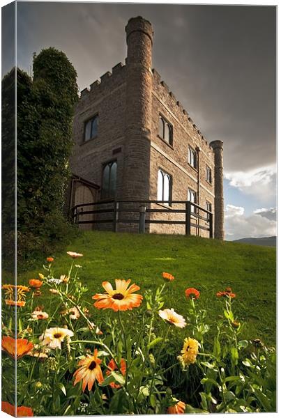 Abergavenny Castle Museum Canvas Print by Creative Photography Wales