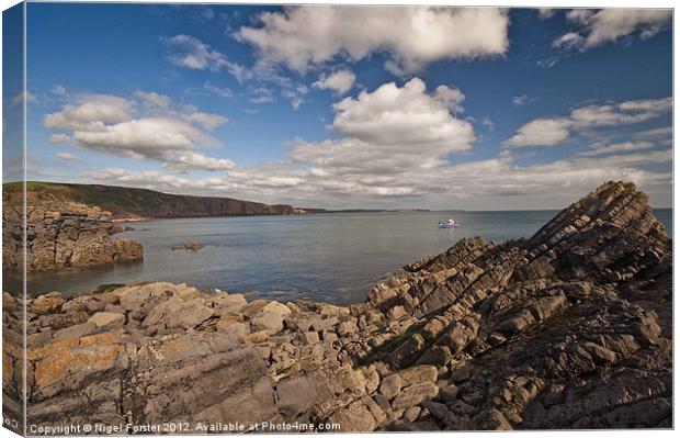 Stackpole Quay Canvas Print by Creative Photography Wales