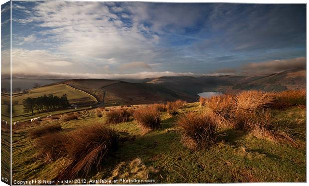 Tor y Foel Canvas Print by Creative Photography Wales