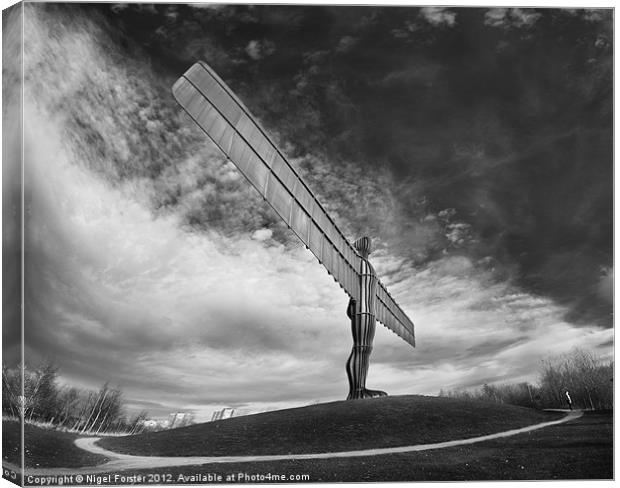 Angel of the North Canvas Print by Creative Photography Wales