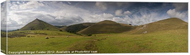 Thorp Cloud panorama Canvas Print by Creative Photography Wales