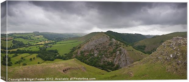 Thorp Cloud landscape Canvas Print by Creative Photography Wales