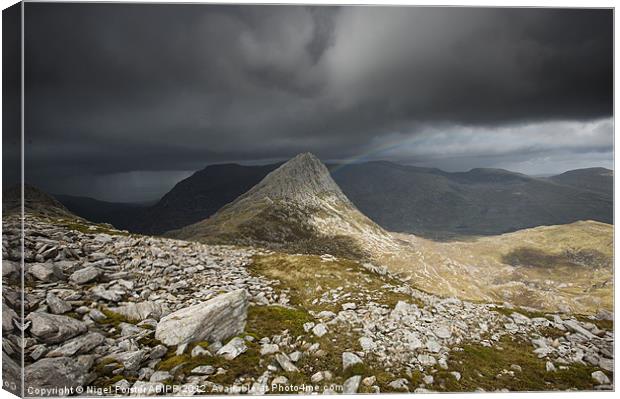 Tryfan Storm Canvas Print by Creative Photography Wales