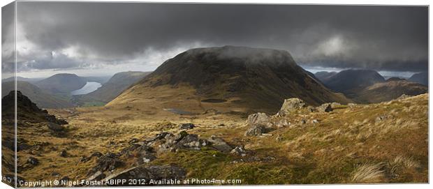 Kirk Fell cloud Canvas Print by Creative Photography Wales