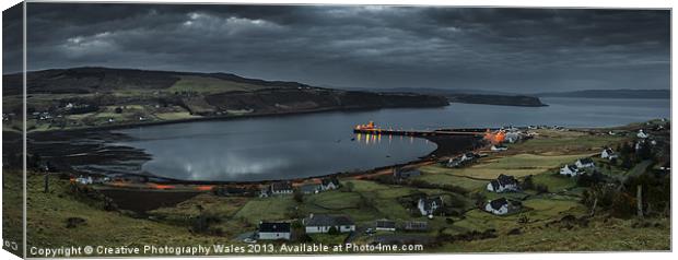Uig Dawn, Isle of Skye, Scotland Canvas Print by Creative Photography Wales