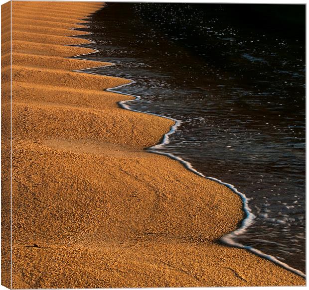 Sand pattern Canvas Print by Creative Photography Wales