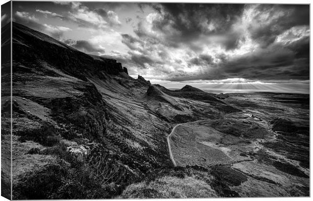 The Quiraing Canvas Print by Creative Photography Wales