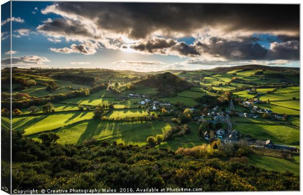 Radnorshire Autumn Landscape Canvas Print by Creative Photography Wales
