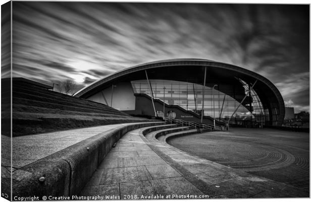 The Sage Centre at Gateshead Canvas Print by Creative Photography Wales