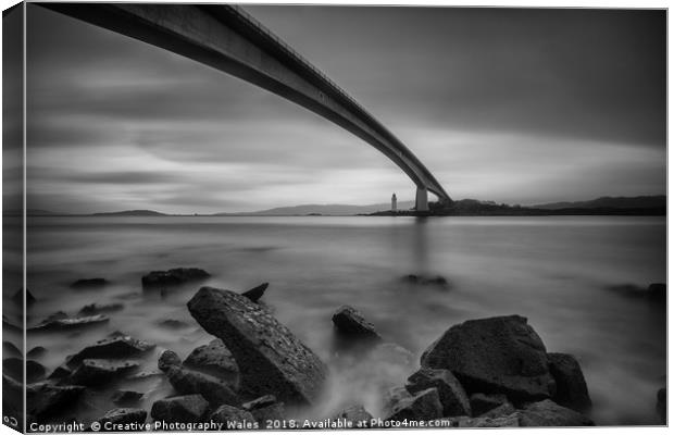 The Skye Bridge, Isle of Skye Canvas Print by Creative Photography Wales