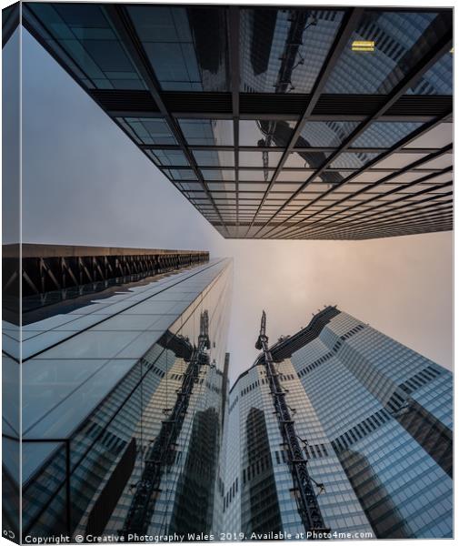 Leadenhall Architecture City of London Canvas Print by Creative Photography Wales