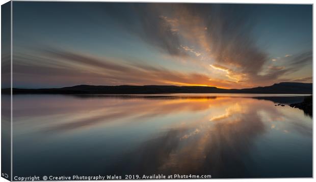 Loch Fada at Sunrise, Isle of Skye Canvas Print by Creative Photography Wales