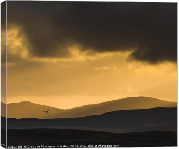 Turbine on North of Isle of Skye Canvas Print by Creative Photography Wales