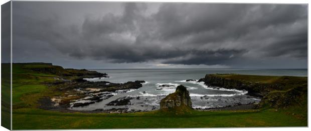 Dunseverick Bay on the Causeway Coast in County An Canvas Print by Creative Photography Wales